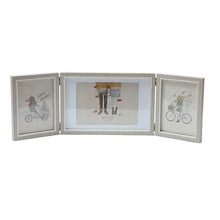 Load image into Gallery viewer, Tri-fold Photo Frame Folding Combination Decorative Table