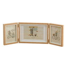 Load image into Gallery viewer, Tri-fold Photo Frame Folding Combination Decorative Table