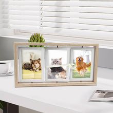 Load image into Gallery viewer, Wooden Rotating Photo Frame Ornaments
