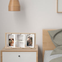 Load image into Gallery viewer, Wooden Rotating Photo Frame Ornaments