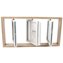 Load image into Gallery viewer, Wooden Rotating Photo Frame Ornaments