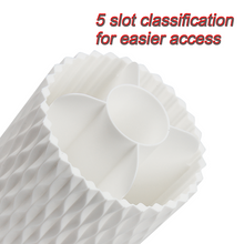 Load image into Gallery viewer, Makeup Brush Rotating Storage Box With Lid