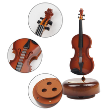 Load image into Gallery viewer, Violin Music Box Mini Musical Instrument Crafts