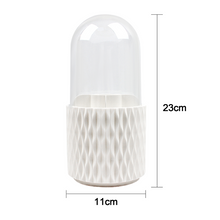 Load image into Gallery viewer, Makeup Brush Rotating Storage Box With Lid