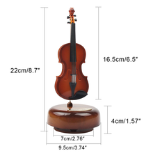 Load image into Gallery viewer, Violin Music Box Mini Musical Instrument Crafts