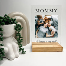 Load image into Gallery viewer, Custom Personalized Free Engraved Photo Picture Plaque For Mom