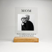 Load image into Gallery viewer, Custom Personalized Free Engraved Photo Picture Plaque For Mom