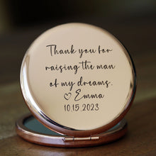 Load image into Gallery viewer, Personalized Compact Mirror,Gift for Mom From Daughter