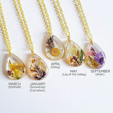 Load image into Gallery viewer, Birth Month Flower Necklace For Mom