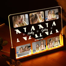 Load image into Gallery viewer, Personalized Photo Night Light For Mother's Day Gift