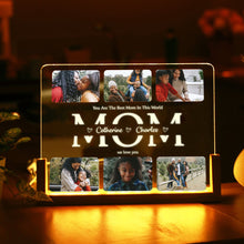 Load image into Gallery viewer, Personalized Photo Night Light For Mother's Day Gift