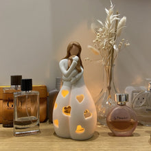 Load image into Gallery viewer, Mom & Daughter's Love Candle Holder Statue