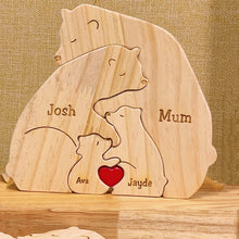 Load image into Gallery viewer, Wooden Bear Family Puzzle