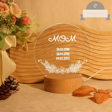 Load image into Gallery viewer, Customized Night Light for Mom