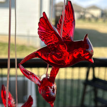 Load image into Gallery viewer, Solar Cardinals Wind Chime For Mom