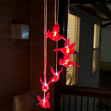Load image into Gallery viewer, Solar Cardinals Wind Chime For Mom