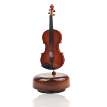 Load image into Gallery viewer, Violin Music Box Mini Musical Instrument Crafts
