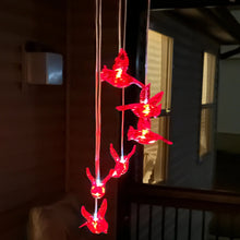 Load image into Gallery viewer, Solar Cardinals Wind Chime For Mom
